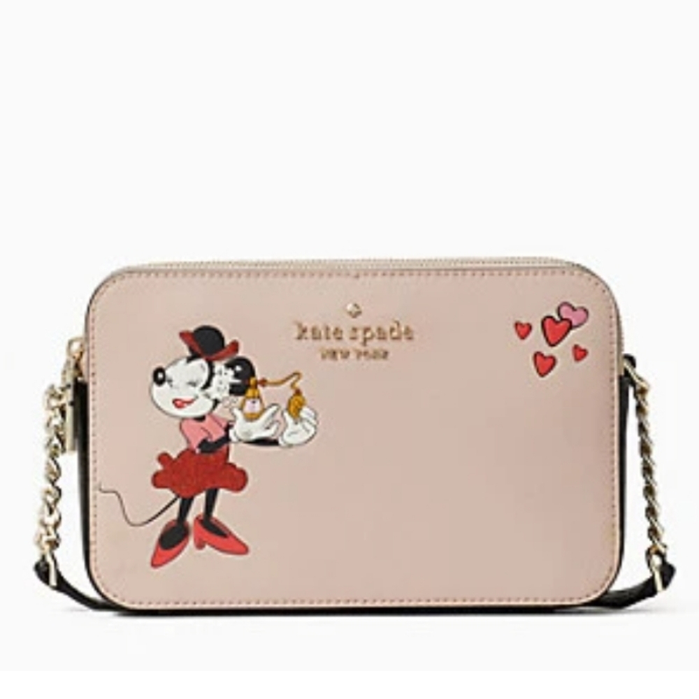 💕Host Pick💕Disney x Kate Spade NY Minnie Mouse Double-Zip Crossbody